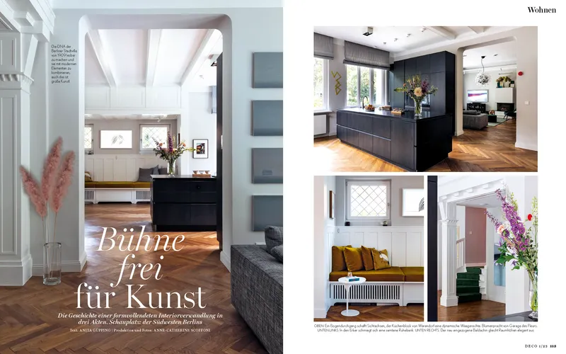 Arbeitsbeispiel Artikel Deco Wohnen, Text A. Güpping