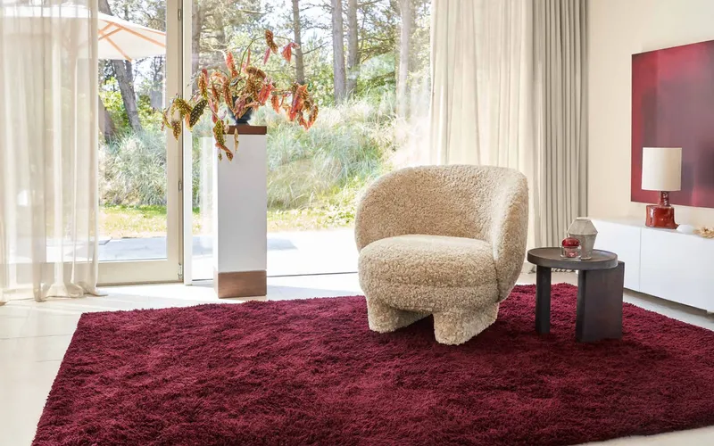 Arbeitsbeispiel eisbach, Broschüre Teppichkollektion Lana