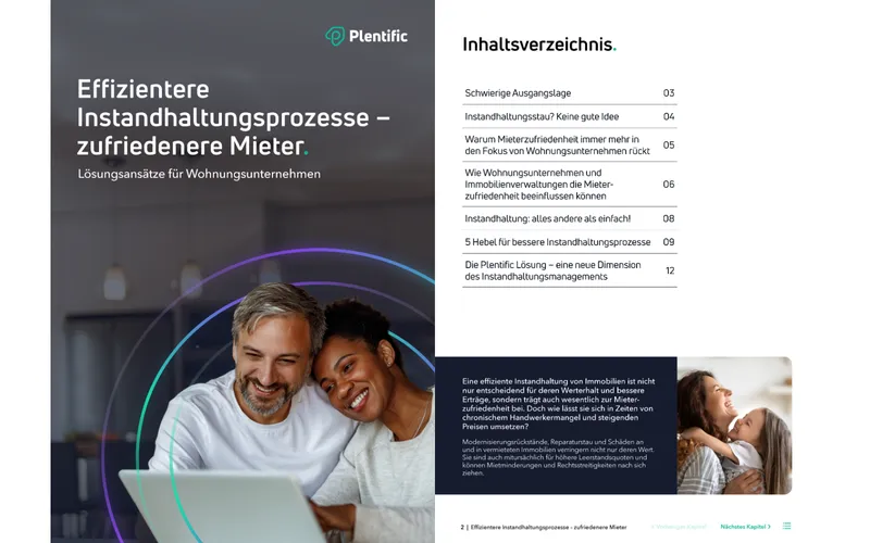 eisbach Projektbeispiel Whitepaper, Zielgruppe Immobilienwirtschaft, Kunde Plentific