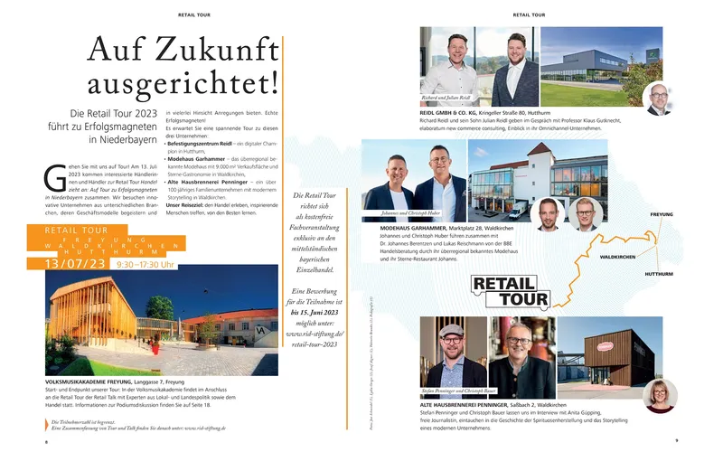 Arbeitsbeispiel eisbach, Kunde Rid Stiftung